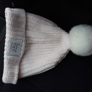 LOVE YOUR MELON light baby pink knit hat